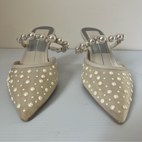 Dolce Vita Katik Embellished Pointed Toe High Heel Pumps size 6 wide - Picture 5 of 9